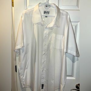 Alexander Lloyd Men’s Short Sleeve White Dress Shirt